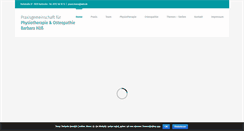 Desktop Screenshot of krankengymnastik-hoess.de